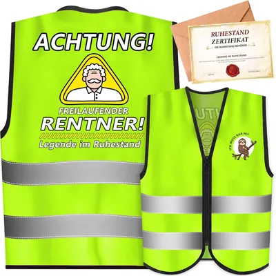 Productafbeelding van Cadeau voor gepensioneerden mannen - Cadeau met wenskaart - Pensioneerartikelen - Afscheidscadeau voor collega's