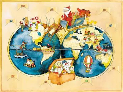 Produktbild von Adventskalender "Reise um die Welt"