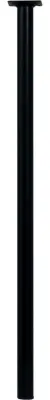 Image de Pied de table basse cylindrique fixe acier époxy noir, 70 cm