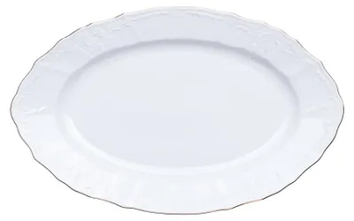 Produktbild von Bernadotte ovale Schale, 34 cm, Goldlinie, Thun 1794