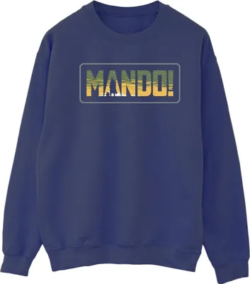 Produktbild von Star Wars - "The Mandalorian" Sweatshirt für Damen BI39781 (L) (Marineblau)