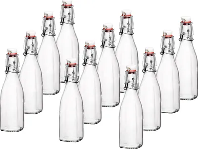 Produktbild von Swing Bügelflasche 0,25L - 12 Stück - Bügelverschlussflasche Glasflasche…
