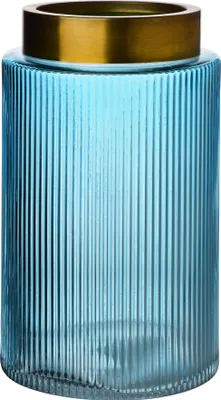 Image de Vase en verre Serenite, 14 x 25 cm (H), transparent, 1 pièce