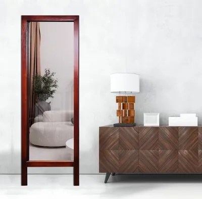 Produktbild von Skye Decor, Cheval Cinnamon, Cheval-Spiegel, 100 % HOLZ, Zimt, 45 x 145 cm
