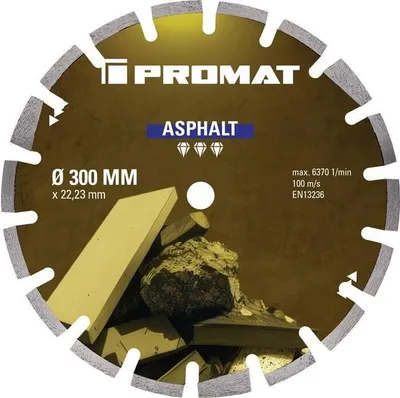 Productafbeelding van Diamantzaagschijf ASPHALT, diameter 400 mm, boorgat 25,4 mm, segmenthoogte 10 mm, segmentdikte 3,4 mm, segmentbreedte 40 mm