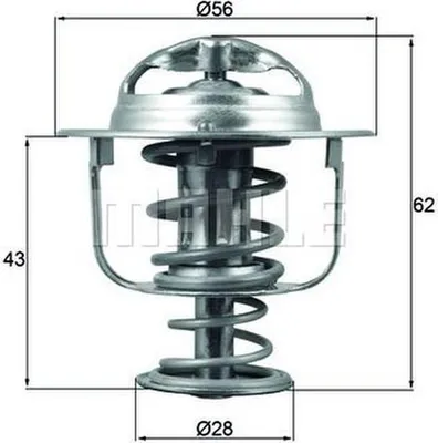 Image de Thermostat de refroidissement et filtre MAHLE pour NISSAN INTERSTAR Fourgon