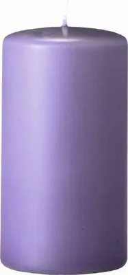 Produktbild von Stumpenkerzen Lavendel-Lilac 80 x 40 mm, 12 Stück
