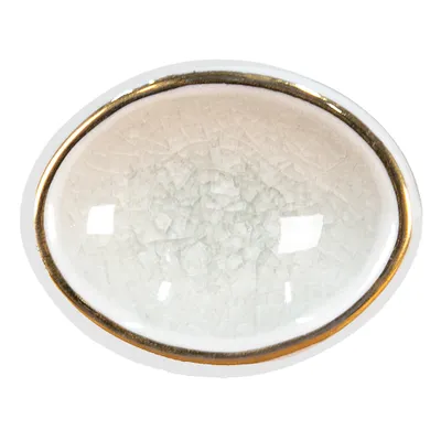 Produktbild von Clayre & Eef Türknauf 4 cm Weiß Keramik