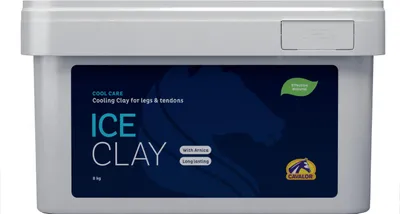 Produktbild von Cavalor Ice Clay kühlende und entzündungshemmende Tonerde für die Pferdepflege 8 kg