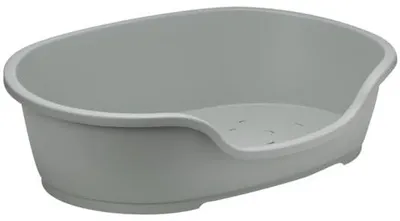 Zdjęcie produktu dla Nowoczesne, plastikowe łóżko dla psa, kolor oliwkowy, rozmiar XL