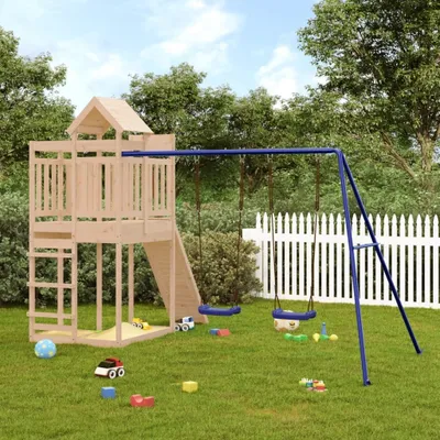 Produktbild von 2024 Moderne Schaukeln Spielturm Massivholz Kiefer 796018