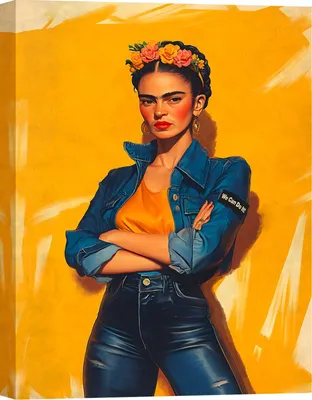 Obrázek produktu pro Plátno Frida - Matt Spencer - Doing It! - 70x50 cm