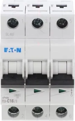 Produktbild von Leitungsschutzschalter 3P C 16A 6kA AC PL6-C16/3 286601