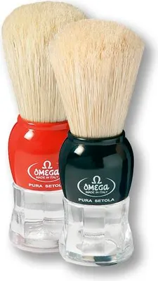 Produktbild von Omega 10072 Pure Bristle Shaving Brush - Red