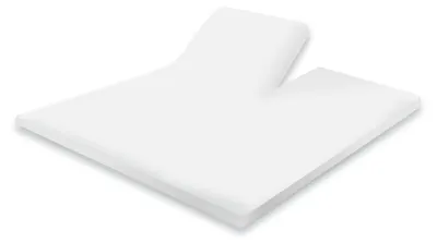 Productafbeelding van Eleganzzz Splittopper Hoeslaken Perkal Katoen - wit 160x200cm