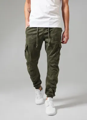 Produktbild von Urban Classics - Camo Cargo Jogging Hose oliv camo - XXL