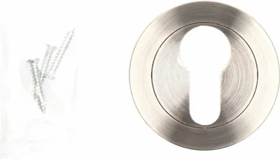 Image de Trou de serrure EDM Pera 707 aluminium nickel Ø 50 x 10 mm