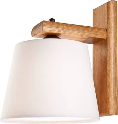 Immagine prodotto di Applique AIDA RUSTIK ROVERE E27 L:20 cm H:24,5 cm dimmerabile