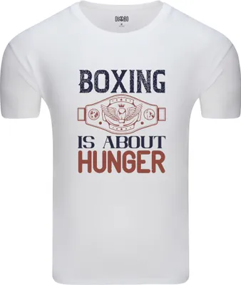 Produktbild von Diarbo Herren T-Shirt mit Boxliebhaber Aufdruck Weiß Gr.L