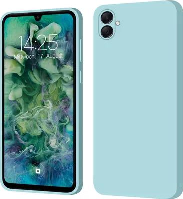 Produktbild von Hülle für Samsung Galaxy A05 Case Cover Bumper Silikon Softgrip Schutzhülle Farbe: Hellblau