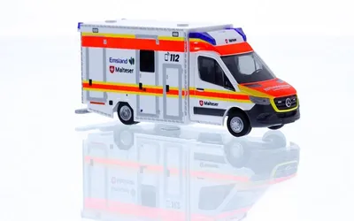 Produktbild von Rietze 76098 - 1/87 GSF RTW ´18 Malteser Emsland - Neu