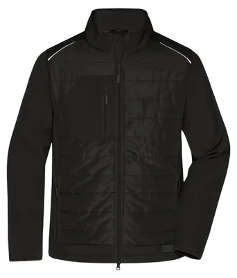 Produktbild von James and Nicholson - Hybridjacke für Herren LT3189 (4XL) (Schwarz)