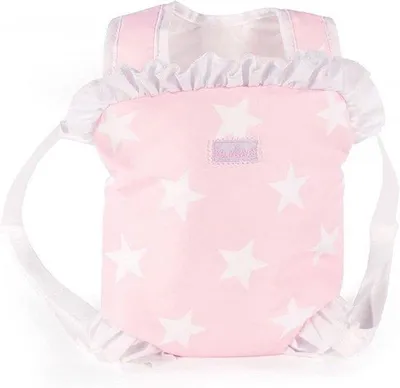 Productafbeelding van Babydrager voor Poppen met Sterren - Roze