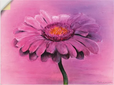 Produktbild von ARTland Wandbild, selbstklebend Gerbera Größe: 80x60 cm