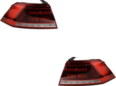 Image de Ensemble de feux arrière LED, gauche et droite, compatible avec Volkswagen Passat 3G berline, références : 9653877, 3G5945095E, 3G5945095J, 3G5945095H. Johns