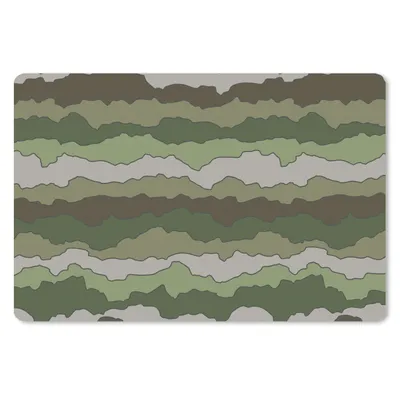 Produktbild von MuchoWow® Schreibtischunterlage Camouflage - Muster - Armee 60x40 cm - XXL Mauspad - Großes Mauspad