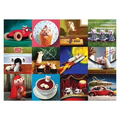 Produktbild von Eurographics Funny Mice (1000)