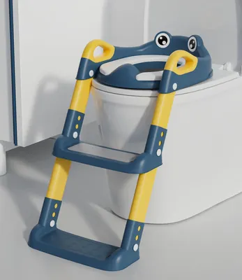 Image de Siège de toilette pour enfants avec marchette - Entraîneur réglable et pliable