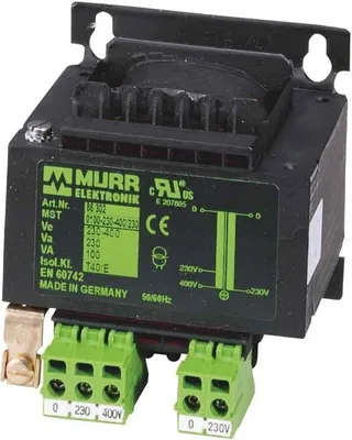 Produktbild von Murr Elektronik MST Einphasen Steuer-/TrenntransformatorP 400VA IN 230/OUT