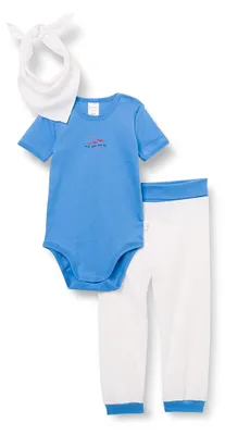 Productafbeelding van Schiesser babykleding - jongensset bestaande uit een body - gesorteerd model 1 - maat 74