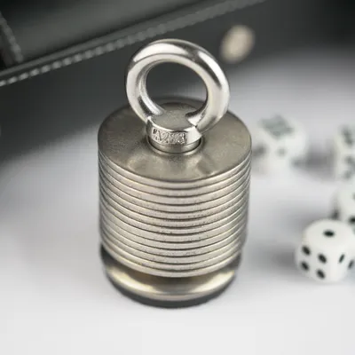 Produktbild von Schockbesteck Edelstahl Knobelturm Trinkspiel knobeln Jule maxen schocken Filz