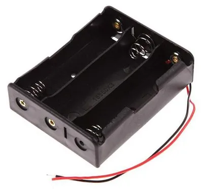 Produktbild von Batterriefach für 3x 3,7V 18650 Batterien 11,7V - mit Kabel