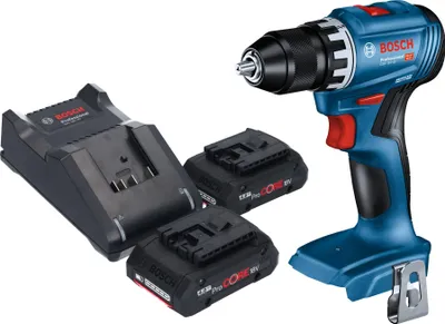 Produktbild von Bosch GSR 18V-45 Professional Akku Bohrschrauber 18 V 45 Nm Brushless + 2x ProCORE Akku 4,0 Ah + Ladegerät