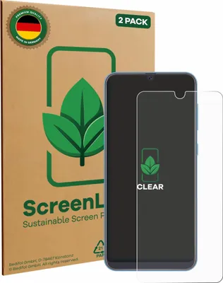 Produktbild von 2x ScreenLeaf Schutzfolie für Samsung Galaxy A40 nachhaltiger Displayschutz Display Schutz Folie Klar Transparent