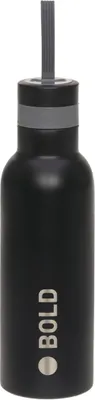 Produktbild von LÄSSIG Schulflasche Edelstahl Bold schwarz