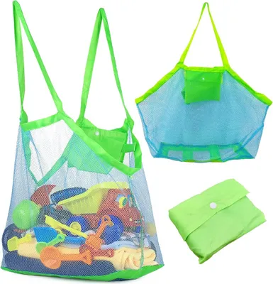 Obrázok produktu pre Verk 14178 Plážová taška sieťovaná XXL zelená