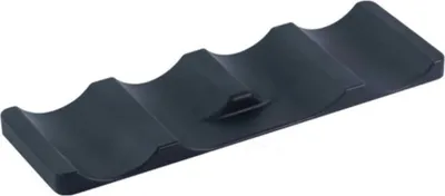 Produktbild von TuseRxln Flaschen Organizer Flaschenhalter Kühlschrank, 1 Stück Schwarz Rutschfeste Flaschenregal Kühlschrank, Weicher Flaschenhalter aus Silikon, Stapelbar Kühlschrank Oganizer Flaschen.