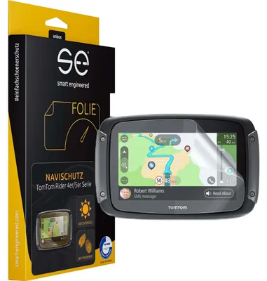 Produktbild von Smart Engineered SE-DCP-2-0102-0009-1-M, Displayschutz, TomTom, Rider 4er/5er, Transparent, Matter Bildschirmschutz, Thermoplastische Polyurethane (TPU)