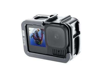 Produktbild von Telesin Vollmetall-Schutzhülle für GoPro HERO 13/12/11/10/9 – Hohe Strapazierfähigkeit