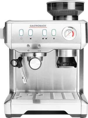 Produktbild von Gastroback Design Espresso Advanced Barista, Espressomaschine, 2,5 l, Kaffeebohnen, Gemahlener Kaffee, Eingebautes Mahlwerk, 1600 W, Edelstahl