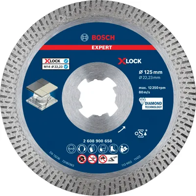Obrázek produktu pro Diamantové řezné kotouče Bosch Expert HardCeramic X-LOCK Bosch