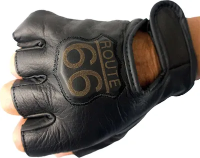 Produktbild von Biker Handschuhe - Route 66 - Lederhandschuhe fingerlos Leder Gr. L - 3 XL Gr. L