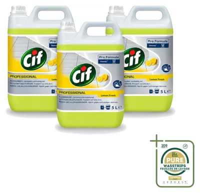 Produktbild von 3 x Cif Allesreiniger Zitrone 5 l - Vorratspackung - 3 Stücke