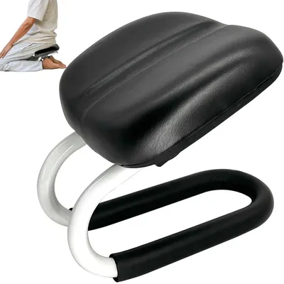 Produktbild von Meditationsbank,Ergonomischer Meditationshocker, Kniehocker aus Metall, h?henverstellbarer,Anti-Rutsch,mit Kissen fš¹r das Heimstudio