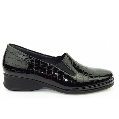 Image de Mocassins confort pour femmes en noir