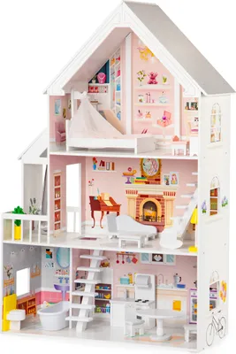 Produktbild von Puppenhaus aus Holz xxl Staubige Residenz ECOTOYS
